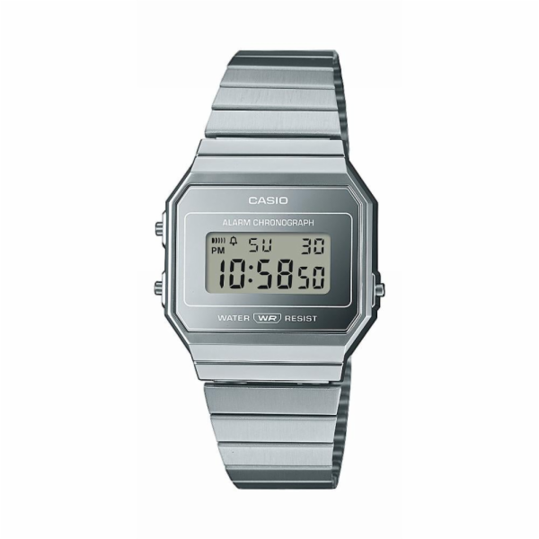 Casio  A700WEV-7AEF Unisex náramkové hodinky, stříbrná