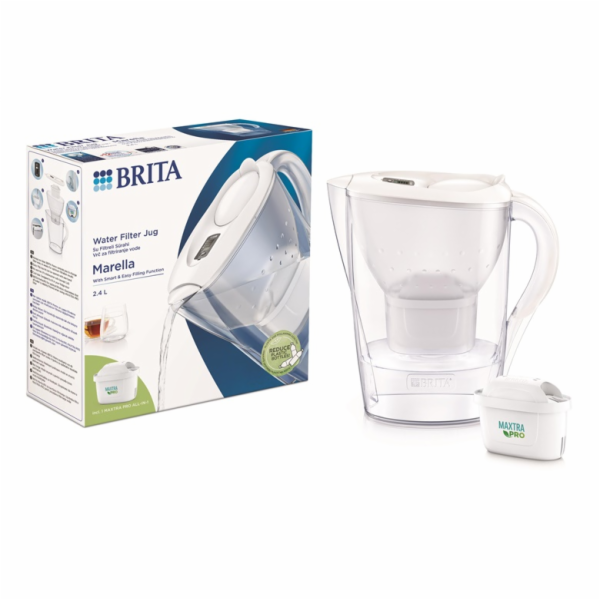 Nádoba na vodní filtr Brita MARELLA, 2,4 l, bílá