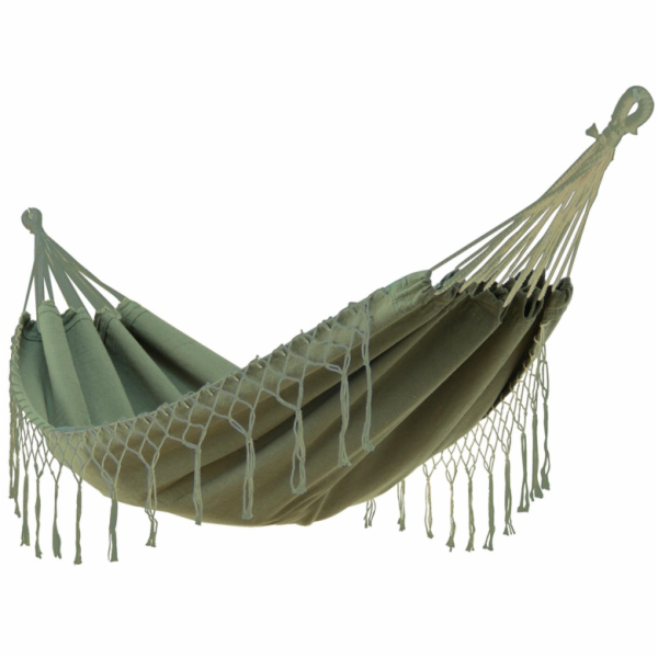 Houpací síť DOMOLETTI 10220T2, tmavě zelená, 220×160 cm