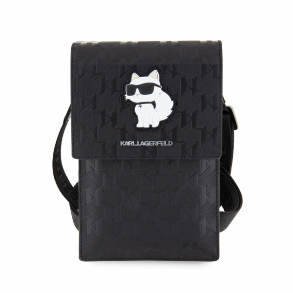 Karl Lagerfeld Saffiano Monogram Choupette NFT Taška na T...