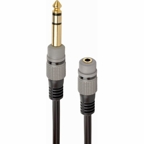 Gembird Audio adaptérový kabel 0,2 m z 3,5 mm na 6,35 mm