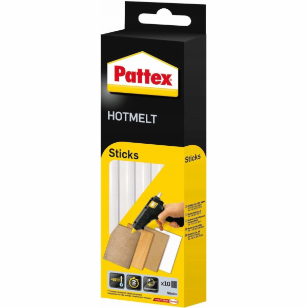 Lepicí tyčinky Pattex, 10 kusů, průhledné