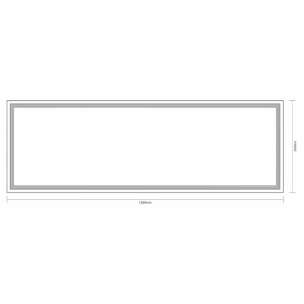 Namontované světlo. Standardní LED 36W, 3600LM, IP40, 30x...