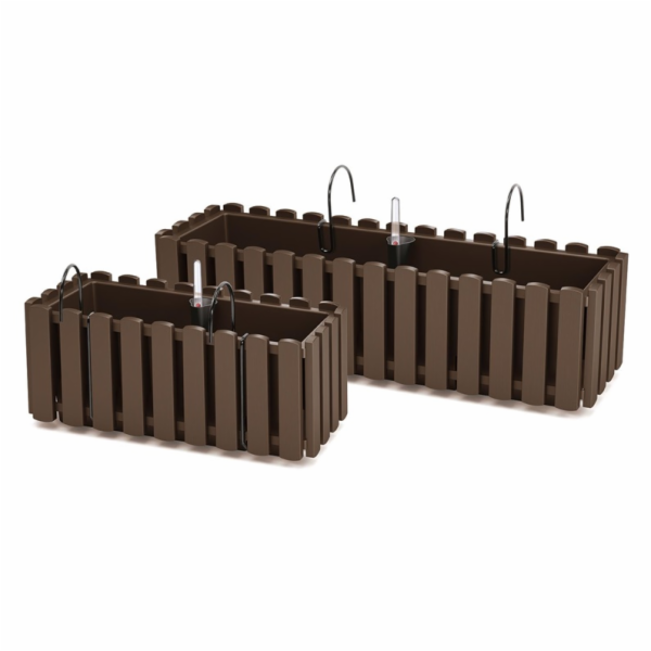 Hrnec Prosperplast Boardee, O 38 x 18 cm, hnědý
