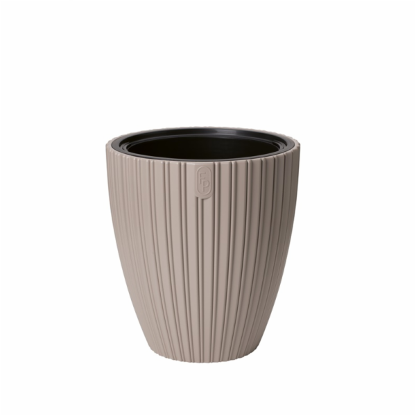 Hrnec FORM PLASTIC MIKA, plast, O 29 cm, hnědý sp.