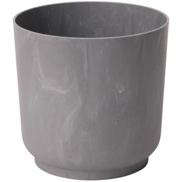 Květináč Forma Plast SATINA 4285-081, O 25 cm, šedá