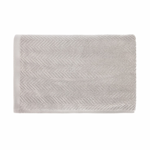Osuška Domoletti VISBY, světle šedá, 70 x 140 cm
