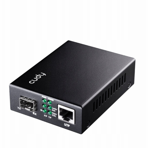 Cudy MC220P - 10/100/1000 SFP Slot to 10/100/1000 PoE+ Po...