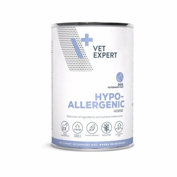 VETEXPERT Hypoallergenic Horse - vlhké krmivo pro psy - 400g