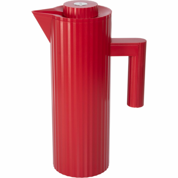 Alessi Plisse Isolierkanne 1 L, rot