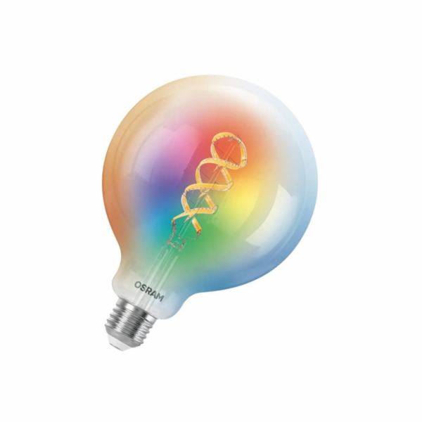 LED ŽÁROVKA SMART+ E27 G125 RGBW FL 4,5W
