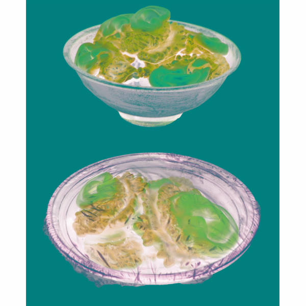 Halloween dekorační mísa odříznutých uší