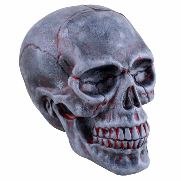 Halloween lebka se světlem