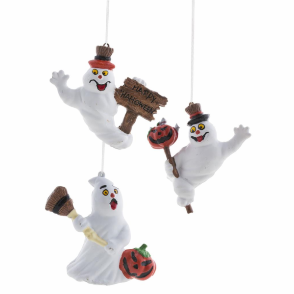 Halloween náhrdelník s třemi duchy