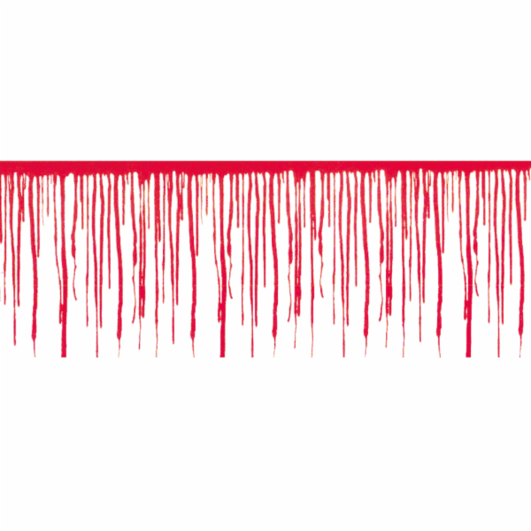 Halloween nástěnná krvavá bordura, 6m