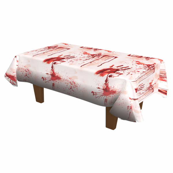 Halloweenský krvavý ubrus