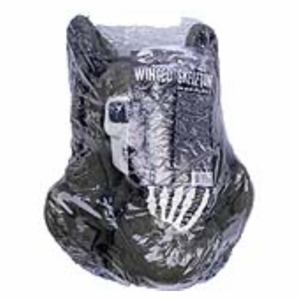 Halloween zombie kostra s křídly, 160 cm