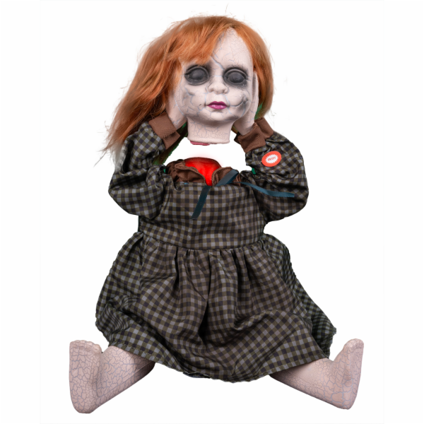 Halloween panenka bez hlavy, 27 cm