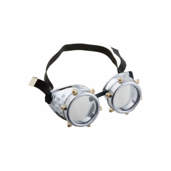 Steampunk brýle stříbrné