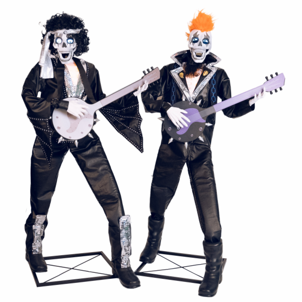 Halloween punkrockové duo kostlivců, 185 cm