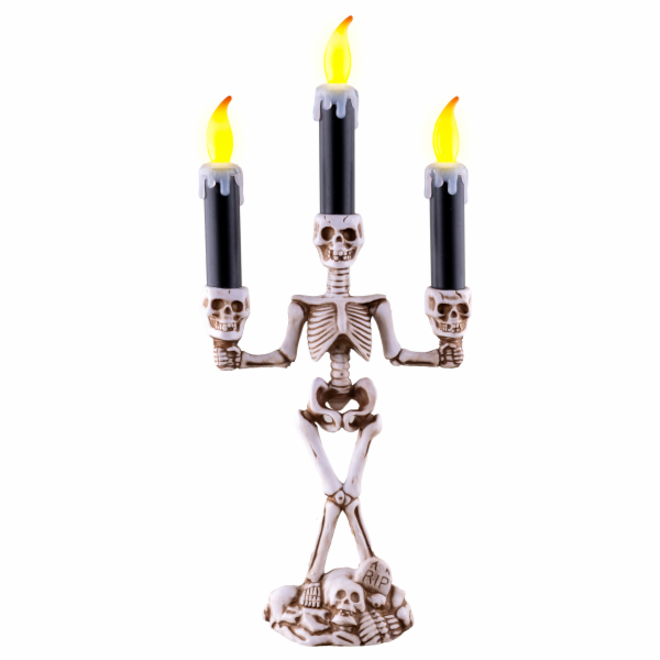 Halloween strašidelný svícen