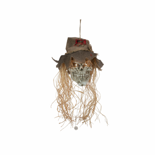 Halloweenská lebka strašáka, 70 cm