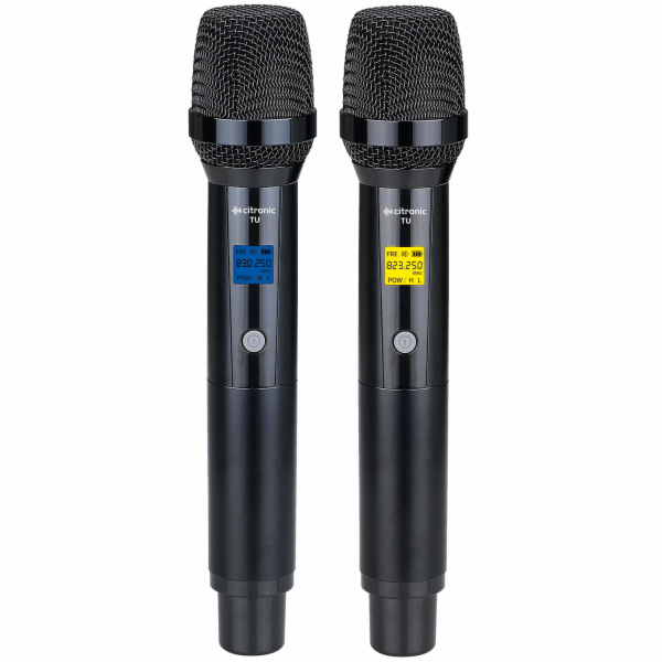 Citronic TU2-H, 2-kanálový bezdrátový mikrofonní set 823-...