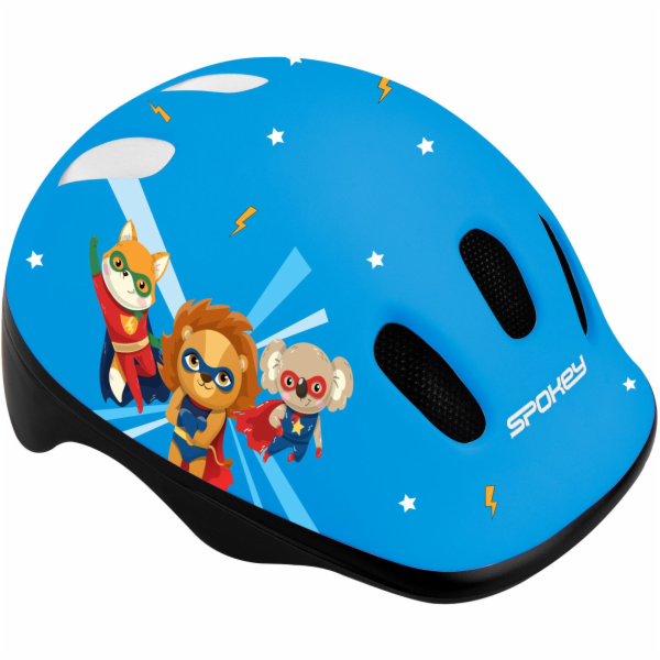 SPOKEY Dětská helma Fun, modro-černá, 52-56 cm