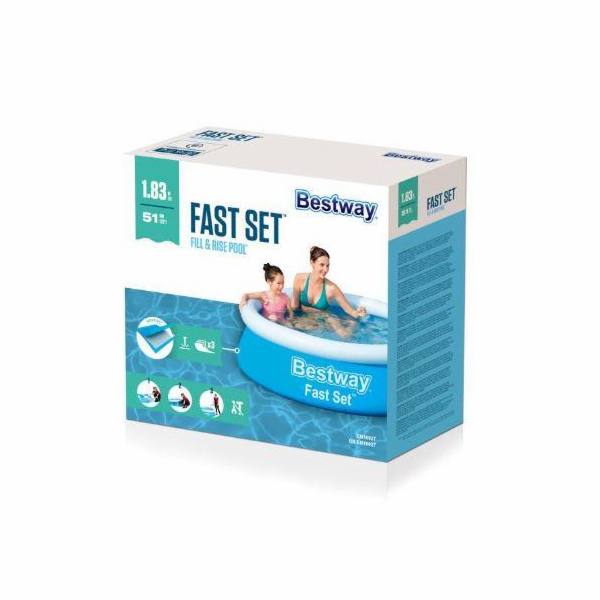 Nadzemní bazén kruhový 183 x 51 cm - bez filtrace