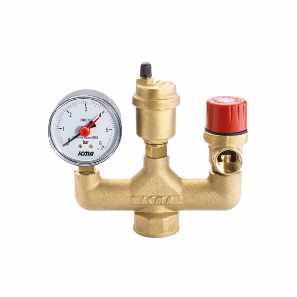 Kotel s pojistným ventilem skupiny ICMA 1" F/F