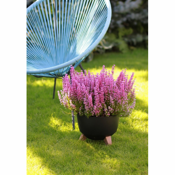 Hrnec Lamela Roma 880-04, plast, H 29 cm, černý