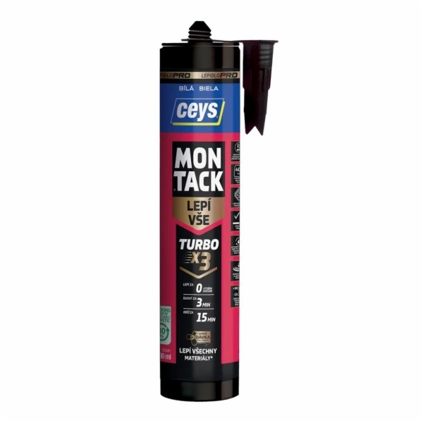Lepidlo Ceys MONTACK lepí všetko Turbo, 290 ml