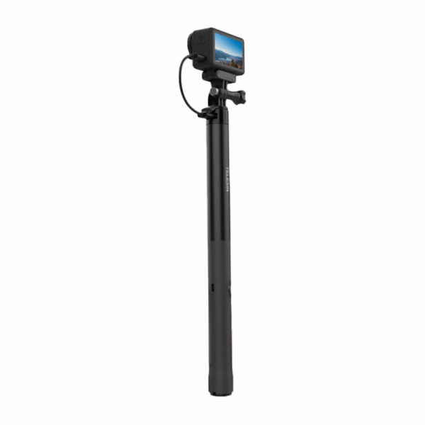 Selfie tyč s powerbankou Telesin pro sportovní fotoaparát...