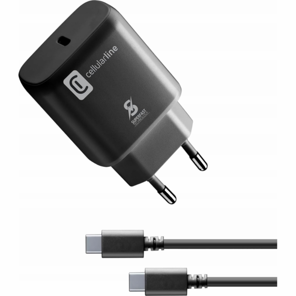 Cellular Line Nabíječka Cellularline USB-C SuperfastCharg...
