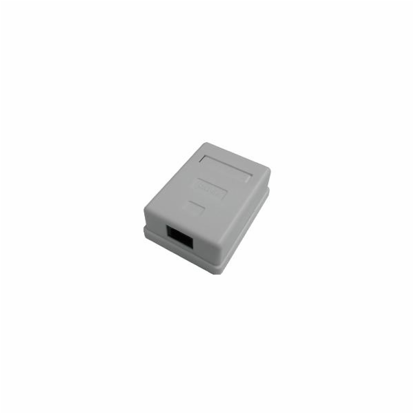 DATACOM Datová zásuvka UTP CAT5E 1xRJ45 na omítku bílá