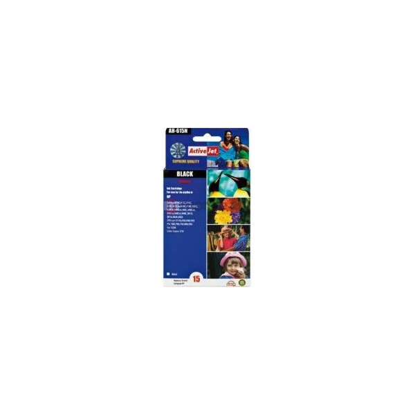 Activejet Inkoust AH-15N (náhradní inkoust HP 15 C6615N; ...