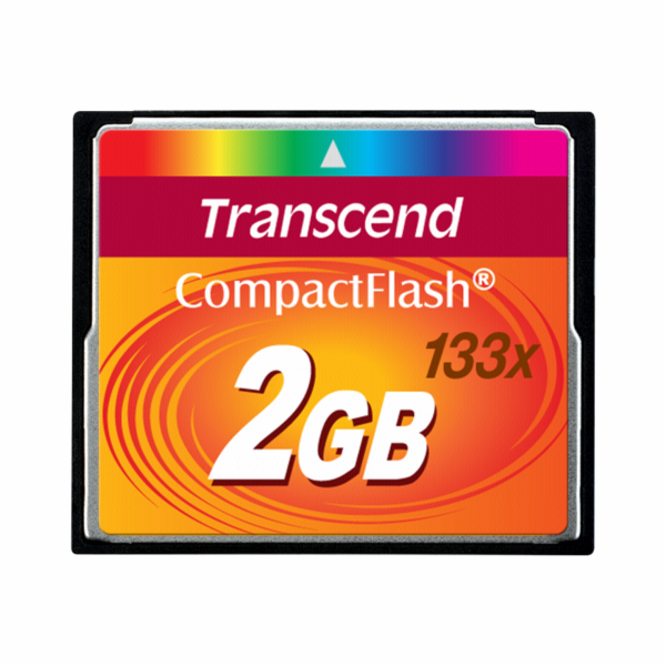 Transcend 2GB CF (133X) paměťová karta (MLC)