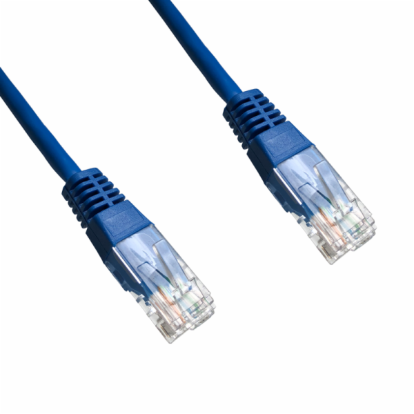 DATACOM Patch kabel UTP CAT6 0,25m modrý