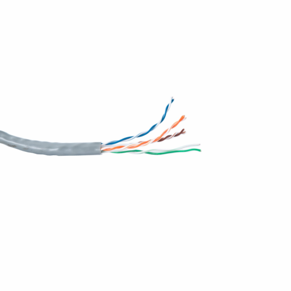 DATACOM kabel drát C5E FTP PVC 305m box šedý