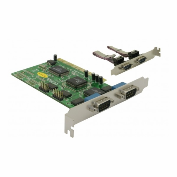 DeLOCK Multi I/O karta PCI 4S, karta rozhraní