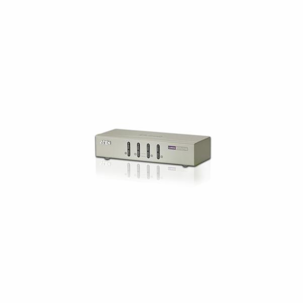 ATEN KVM switch CS-74U USB 4PC audio , včetně kabelů 1.2m