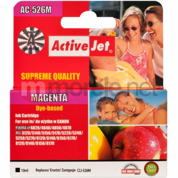ActiveJet inkoust Canon CLI-526M, 10 ml,  new    ACC-526M