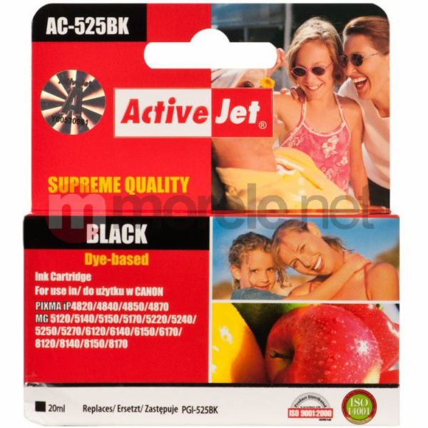 Activejet Inkoust ACC-525BN (náhrada za Canon PGI-525PGBK...