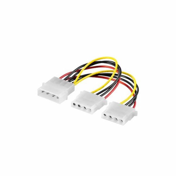 GEMBIRD Kabel redukce - rozdvojka napájení 1x 5,25" na 2x...