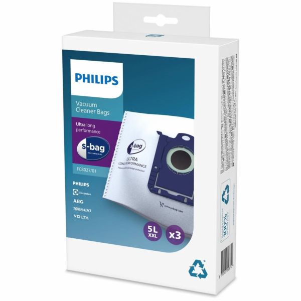 FC8027/01 SÁČEK DO VYSAVAČE 3ks PHILIPS