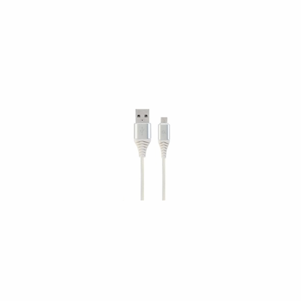 GEMBIRD Kabel USB 2.0 AM na MicroUSB (AM/BM), 1m, opleten...