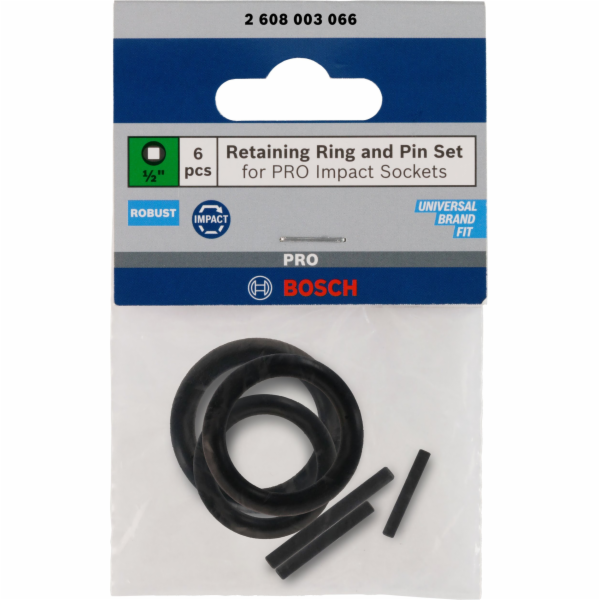 Bosch "Sada pojistného kroužku a čepu, pro nástrčný klíč ...