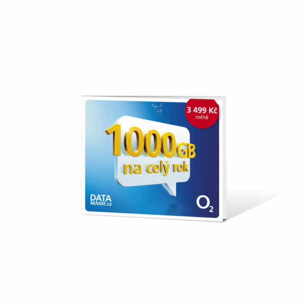 O2 Roční datové připojení 1,2 TB Bundle 4+1