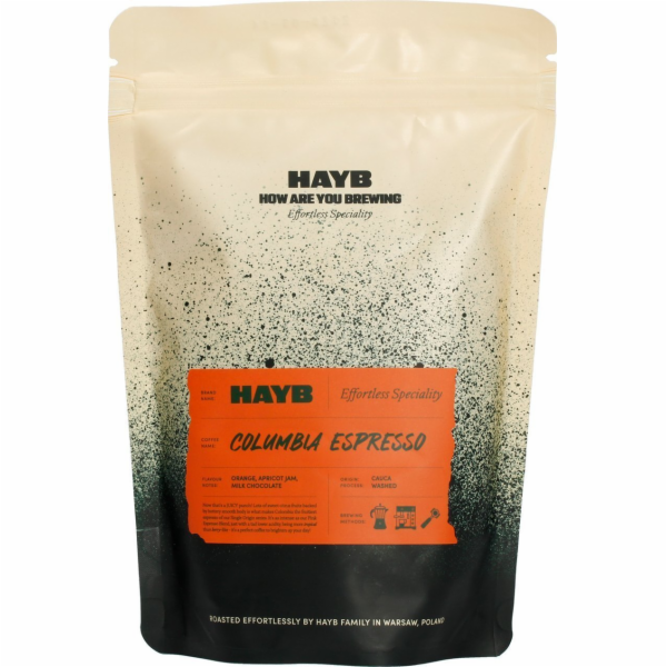 HAYB zrnková káva HAYB - Kolumbie San Sebastian Espresso 1kg