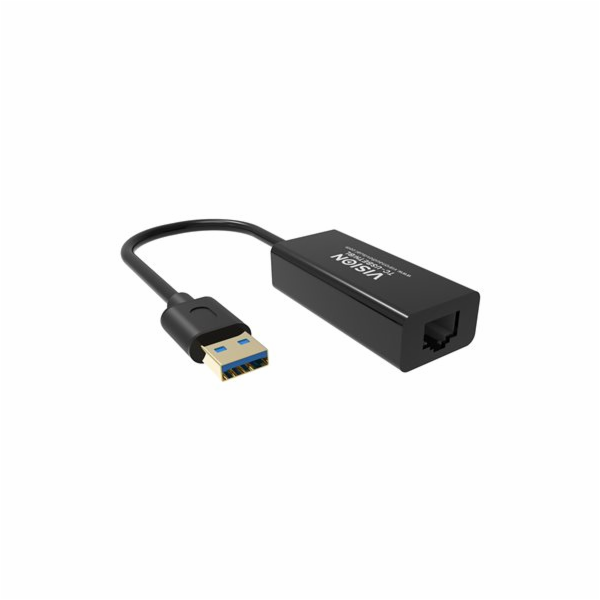 Vision TC-USBETH/BL - Síťový adaptér - USB 2.0 - Gigabit ...